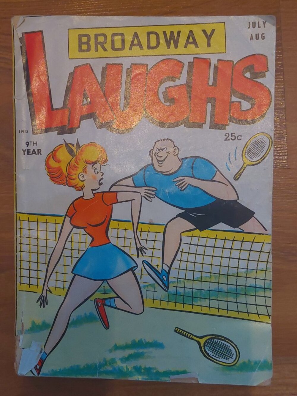 Vintage Broadway Laughs Comic Book- July- August 1960- 96 Pages